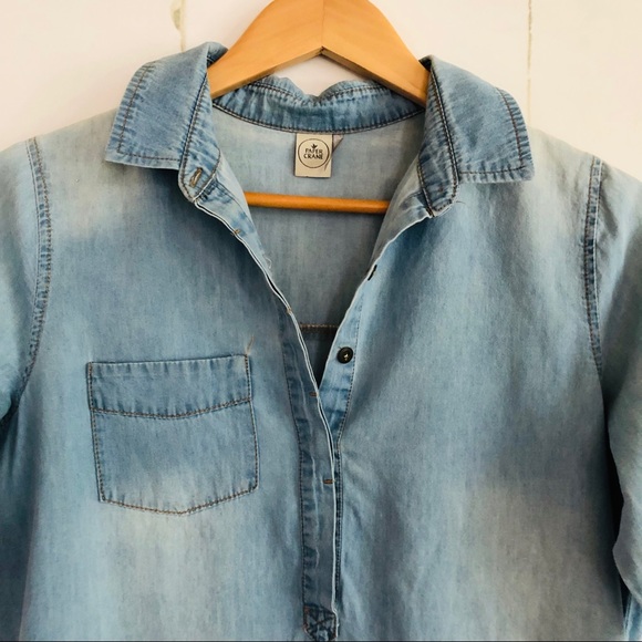 Paper Crane Light Blue Chambray Tunic - Picture 2 of 7